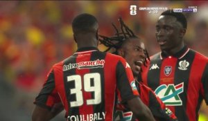 Coupe de France : Nice revient à 2-1 juste avant la pause