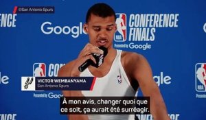 Wembanyama : « Il ne fallait rien changer, il fallait juste être meilleur » - Basket - NBA