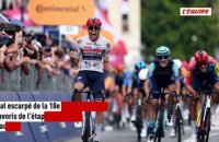 Troisième victoire pour Paul Magnier à l'issue d'un sprint surpuissant sur la 18e étape du Giro - Cyclisme - Giro