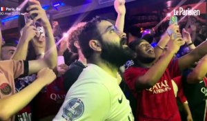 PSG-Arsenal : la joie des supporters parisiens au moment de l'égalisation