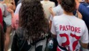 Les supporters sont déjà nombreux au Champ-de-Mars - Foot - Ligue des champions - PSG