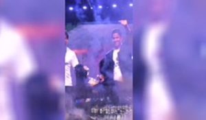 PSG - Les joueurs mettent le feu au Parc