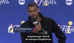 Spurs - Wembanyama explique le côté “équipe à réaction” par un manque d’expérience