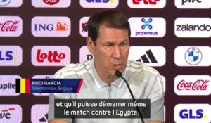 Belgique - Garcia appelle à la prudence avec Lukaku