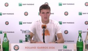 Roland-Garros 2026 - Jakub Mensik après Zverev : “C’était comme taper contre un mur”