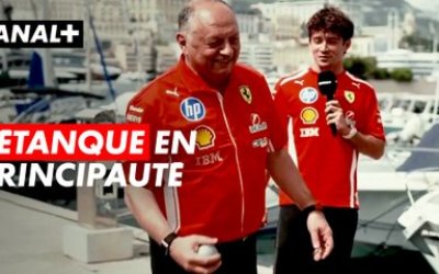 Les pilotes troquent leur monoplace pour une partie de pétanque