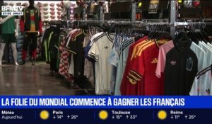 Ventes de maillots qui explosent, vignettes Panini qui s'arrachent... La folie du Mondial commence à gagner les Français