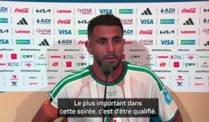 Algérie - Mahrez : "C'est spécial de marquer à la Coupe du monde"