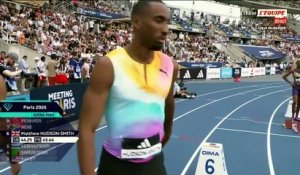 Record du Meeting de Paris et de la Ligue de diamant pour Collen Kebinatshipi sur 400 m - Athlé - Ligue de diamant - Meeting de Paris