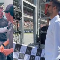 Sport - Novak Djokovic agite le drapeau à damier pour la première victoire d’Hamilton avec Ferrari !