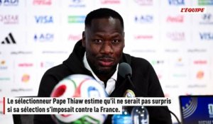 Pape Thiaw : « Ce ne serait pas une surprise si on battait la France » - Foot - Coupe du monde