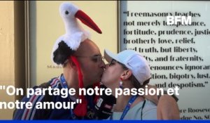 Mondial: en voyage de noces, ils sont venus supporter les Bleus