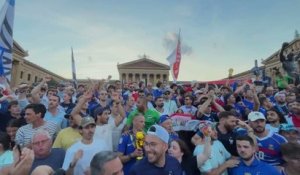 Bleus - Les supporters français mettent le feu à Philadelphie !