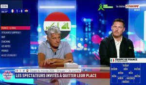 Alerte orage à la mi-temps de France-Irak - Foot - Coupe du monde