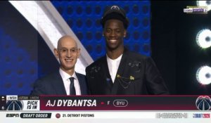 NBA Draft 2026 : Les Washington Wizards font d'AJ Dybantsa le premier choix de la Draft 2026