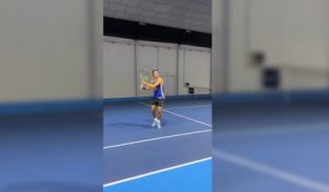 ATP 2026 - Carlos Alcaraz a repris l'entraînement de la main droite