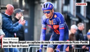 Avec Warren Barguil en capitaine de route : la composition de Picnic-PostNL pour le Tour de France - Cyclisme - Tour de France - Tour de France 2026