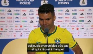Brésil - Casemiro félicite son équipe "pour son mental et son calme"