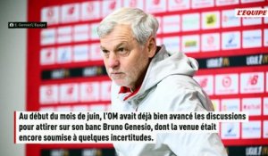 Bruno Genesio va s'engager deux ans comme entraîneur de l'OM - Foot - Ligue 1