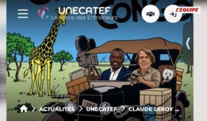 Accusée de racisme après un visuel associant Claude Le Roy et Omar Daf à « Tintin au Congo », l'UNECATEF assume : « Cette polémique n'a pas lieu d'être » - Foot - Congo