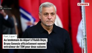 Au lendemain du départ d'Habib Beye, Bruno Genesio officiellement nommé entraîneur de l'OM pour deux saisons - Foot - Ligue 1