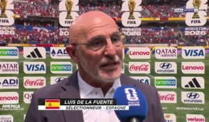 Luis de la Fuente : "On a joué pratiquement à la perfection"