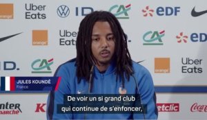 Bleus - Koundé : “Bordeaux ? Une situation très triste”