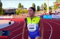 Zoe Hobbs s'impose sur 100m - Athlé - Meeting de Nancy