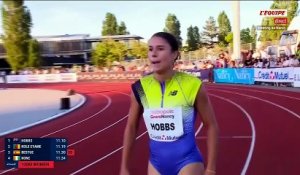 Zoe Hobbs s'impose sur 100m - Athlé - Meeting de Nancy