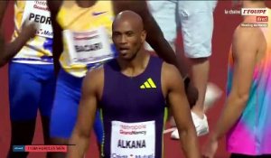 Just Kwaou-Mathey vainqueur du 110m haies - Athlé - Meeting de Nancy (H)