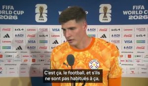 Paraguay - Le gardien défend le match de son équipe