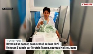 Revenu d'un cancer, coude cassé au Tour 2023 : 5 choses à savoir sur Torstein Traeen, nouveau Maillot Jaune - Cyclisme - Tour de France 2026