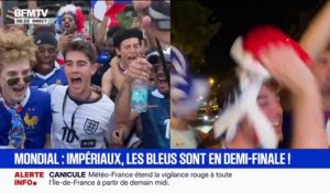 Les Bleus en demi-finale: les supporters en liesse après la victoire de la France face au Maroc (2-0)