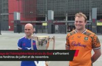 Championnat des nations - Lucu et Wilson posent avec le nouveau trophée
