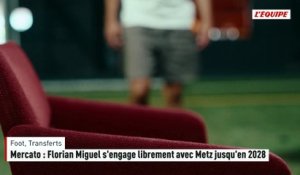 Florian Miguel s'engage librement avec Metz jusqu'en 2028 - Foot - Transferts