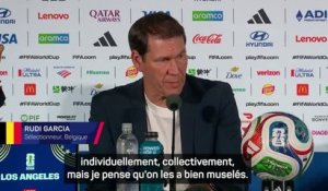 Belgique - Garcia : "On n'a pas à rougir de cette défaite"