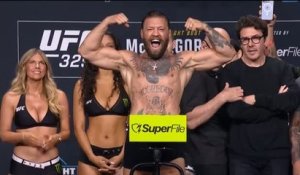 UFC 329 - La pesée et le dernier face-off entre McGregor et Holloway