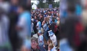 Argentine - La joie intense des supporters à Buenos Aires