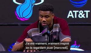 Heat - Antetokounmpo très inspiré par Messi qu'il définit comme "le modèle à suivre"