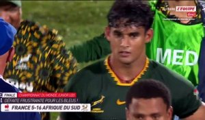 Lucas Andjisseramatchi après la défaite des Bleus en finale : « On n'a pas réussi à marquer sur nos temps forts » - Rugby - Coupe du monde U20