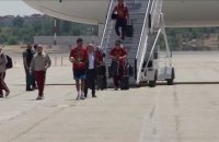 Espagne - La Roja, championne du monde, a aterri à Madrid