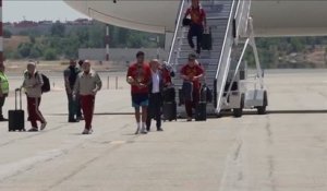 Espagne - La Roja, championne du monde, a aterri à Madrid