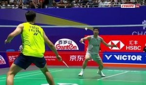 Toma Junior Popov battu en finale de l'Open de Chine pour la première d'un Français à ce niveau en simple - Badminton