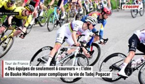 « Des équipes de seulement 6 coureurs » : l'idée de Bauke Mollema pour compliquer la vie de Tadej Pogacar - Tour de France