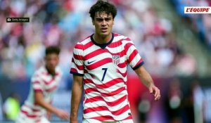 Mercato : l'attaquant de Mönchengladbach et des Etats-Unis Giovanni Reyna va passer sa visite médicale à Strasbourg - Foot - Transferts