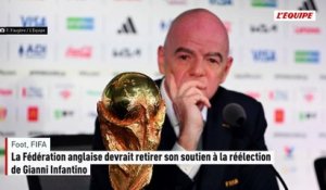 La Fédération anglaise devrait retirer son soutien à la réélection de Gianni Infantino à la tête de la FIFA - Foot - FIFA