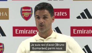 Arsenal - Arteta décrypte les qualités de sa nouvelle recrue Bruno Guimarães