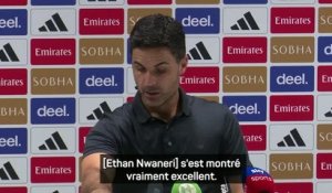 Arsenal - Arteta dépeint un prêt à l’OM mouvementé pour Nwaneri mais qui l’a rendu plus mûr