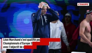 Léon Marchand se qualifie sans souci pour la finale du 200 m papillon - Natation - Championnats d'Europe