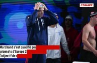 Léon Marchand se qualifie sans souci pour la finale du 200 m papillon - Natation - Championnats d'Europe